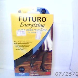 Futuro Energizing Ultra Sheer Pantyhose For Women Mild (Plus) 71019-Black