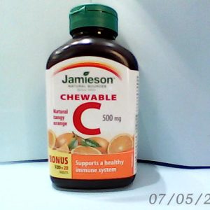 Jamieson Vit C 500mg 120 Chew Tab