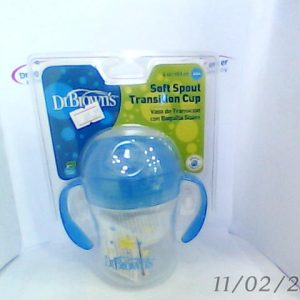 DrBrowns Soft Spout Transition Cup 180ml (Blue) - TC61004