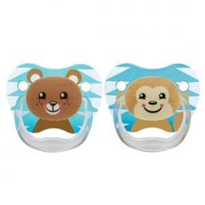 DrBrowns Silicon Soother/Pacifier(S3) 6-12m (Twin Pack) PV22014-ES-Boy