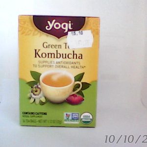 Yogi Green Tea Kombucha Herbal Drink 16 Bags