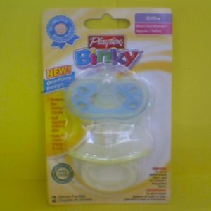 Playtex Binky Silicone Soother/Pacifier 6m+ 2 Pcs