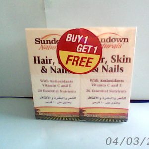 N.1.A 1/3/2025  Offer Sundown Hair,Skin & Nails 60 Tab 2 Pcs Special  Price^^1