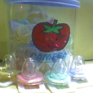 Camera Silicone Soother/Pacifier Jar- 24 Pcs