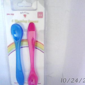 Baby B Safe Silicone Weaning Spoons 3m+ 4 Pcs