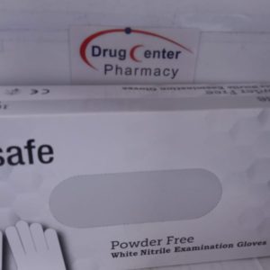 Nitrile (Powder Free) Sensitive Gloves 100 Pcs - M ابيض