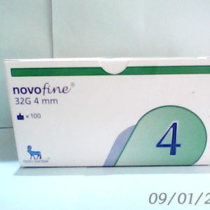 NovoFine 32 G 4mm Needles 100 Pcs