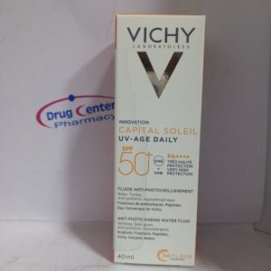 Vichy Capital Soleil  UV Age Daily Sunblock Spf 50+ Water Fluid 40ml