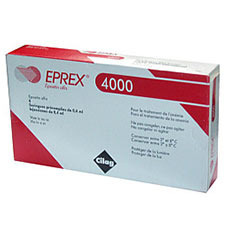 C.P=P.P Eprex 4,000 IU Pre Filled Syringe 6 Inj 12@25 مبرد