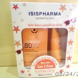 Offer Isis Uve 80 Sunblock Spf 50+ Invisible Cream 40ml Buy 1 Get 1 Free^^1