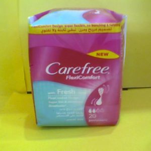 Carefree Flexicomfort Fresh Pantyliner 20 L/Pads 12@24