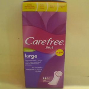 Carefree Large Fresh Pantyliner  20 L/Pads