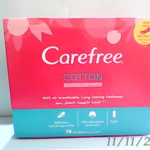 Carefree Cotton Fresh Scent Pantyliner 76 L/Pads