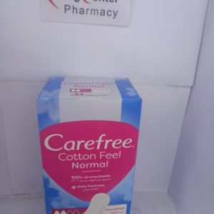 Carefree Cotton Feel Normal Unscented Pantyliner 34 L/Pads