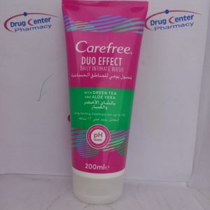Carefree Duo Effect Aloe Vera & Green Tea Intimate Wash Tube 200ml N..AC 30/8/2025