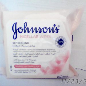Johnsons Micellar Refreshing Wipes (Normal) 25 Pcs -Pink 12@24