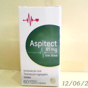 Aspitect 81mg 60 Tab Del