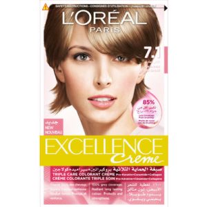 Loreal Excellence Hair Color Shade 7.1 -->3
