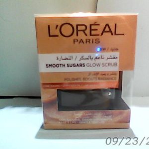 Loreal Smooth Sugars Glow Face & Lips Scrub 50ml - Grapeseed Oil