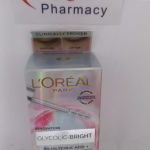 Loreal Glycolic Bright Dark Circles Eye Serum 20ml