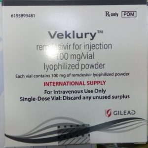 C.P=P.P Veklury 100mg IV Inj 1 Amp