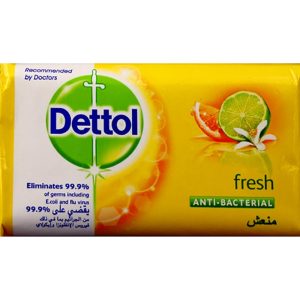 Dettol (Fresh) Soap Bar 165g-Yellow