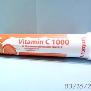 Santocare  Vit C 1000 mg 20 Eff Tab