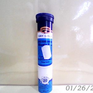 Kruger Calcium & Vit D 20 Eff Tab