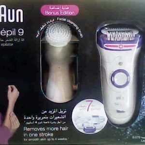Braun Silk Epil 9 Epilator Legs,Body & Face With 7 Extras & Facial Cleaning Brush 9-579 سعر مميز