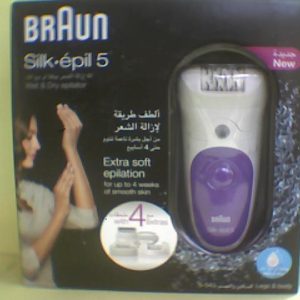 Braun Silk Epil 5 Epilator Legs & Body With 4 Extras 5-541 سعر مميز