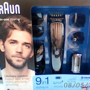 Braun 9 In 1 Face Hair & Body Men Trimmer -MGK5080/MGK5280 سعر مميز