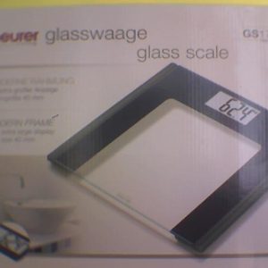 Beurer Glass Digital Weight Scale GS170-Sapphire