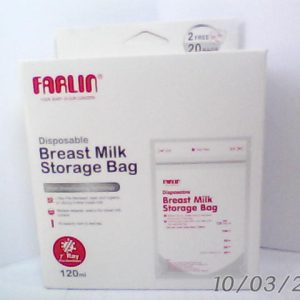 Farlin Disposable Breast Milk Storage Bags 120ml 22 Pcs