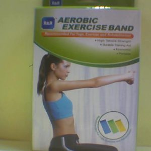 Thera Band  Energizing Aerobic Exercise Band 3 Pcs (Blue,Green,Yellow) - 1.2m