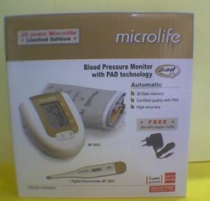 Microlife (Upper Arm BP Monitor 3AG Gold+Dig.Thermometer MT3001)Limited Edition