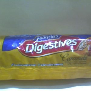 Digestives Caramels Coated Biscuits 267g