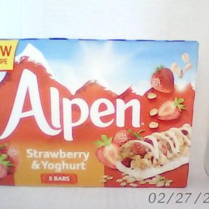 Alpen Strawberry & Yoghurt Cereal Bar 5 Pcs