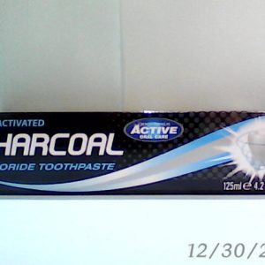 Active Activated Charcoal Fluoride T/P 125ml $Perm