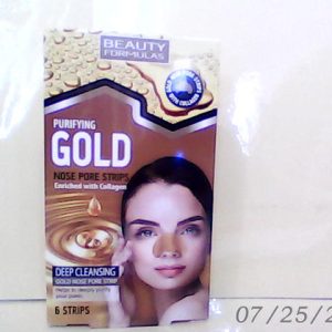 Beauty Formulas Purifying Gold Nose Pore Strips 6 Pcs