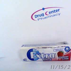 Extra White Strawberry S/F Gum Pellets 10 Pcs