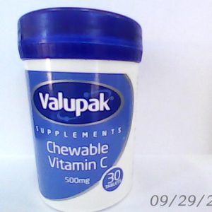 Valupak Vitamin C 30 Chew Tab