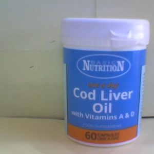 Basic Nutrition Cod Liver Oil Vit A & D 60 Cap