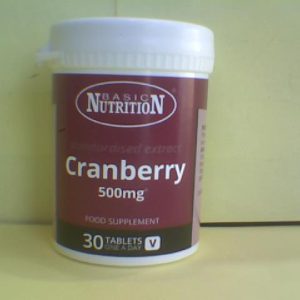 Basic Nutrition Cranberry 500mg 30 Tab