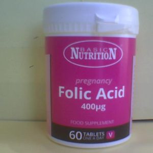 Basic Nutrition Folic Acid 400mg 60 Tab