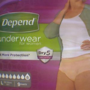 Depend Women Under Wear (L) 9 A/Pants