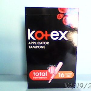 Kotex Normal With Applicator Tampon 16 Pcs Del