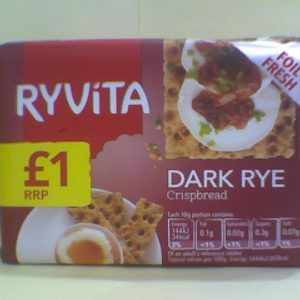 Ryvita Dark Rye Grispbread 200g