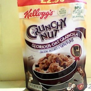Kelloggs Crunchy Nut Oat Granola Cereal 380g