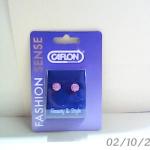 Caflon Fashion E/R Glitter Ball Light Rose-FJGB6LR Del حلق طبي