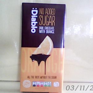 Diablo Dark Chocolate With Orange 75 g